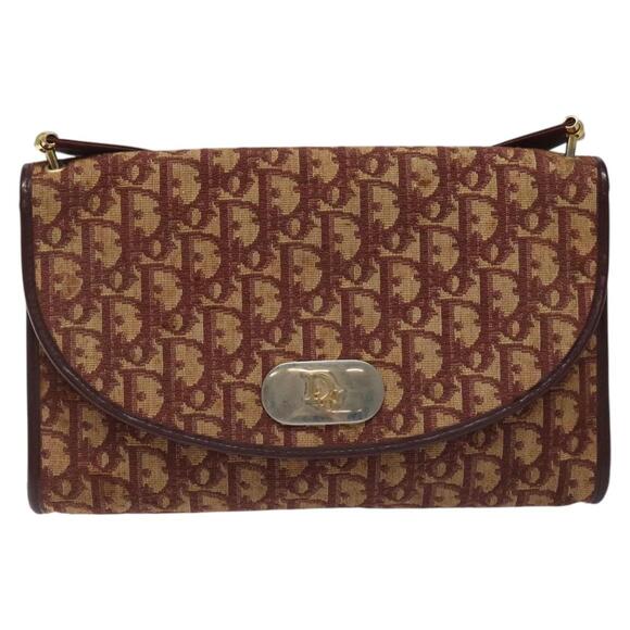 DIOR Trotter Canvas Shoulder Bag Red - Picture 2 of 12